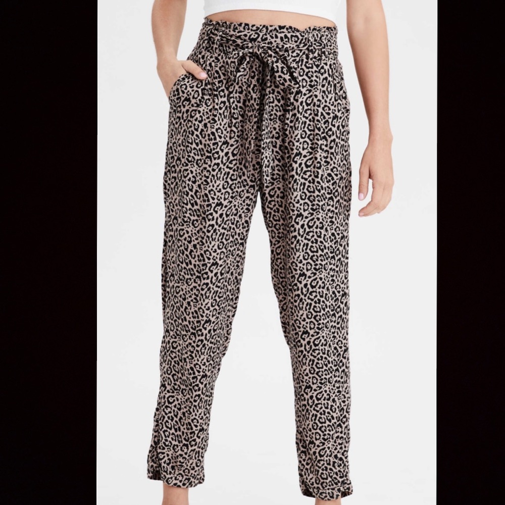 American Eagle Cheetah Print Pants